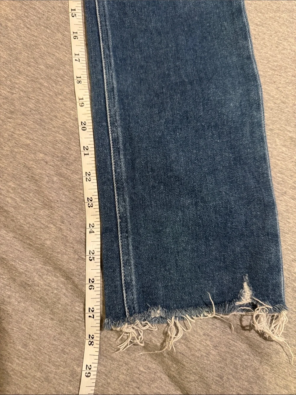PAIGE Indigo Straight-Leg High-Rise Button-Fly Cindy Jeans